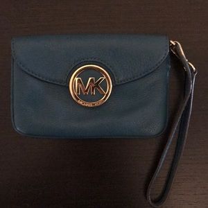 Michael Kors Wristlet Teal